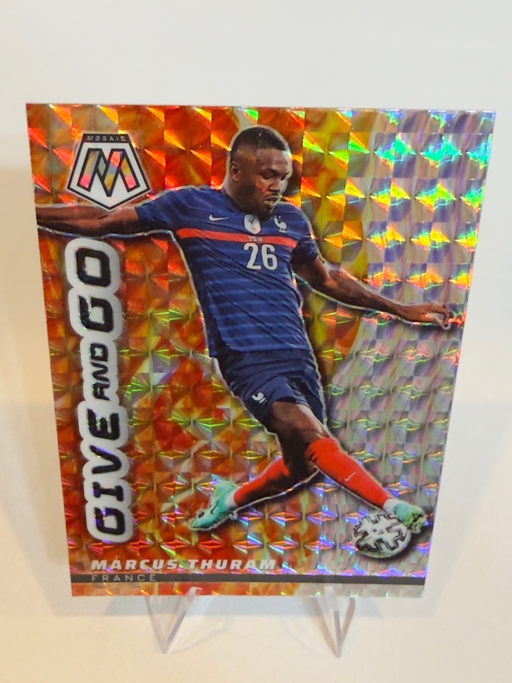 2021/22 Panini Mosaic Give and Go # 22 Marcus Thuram France
